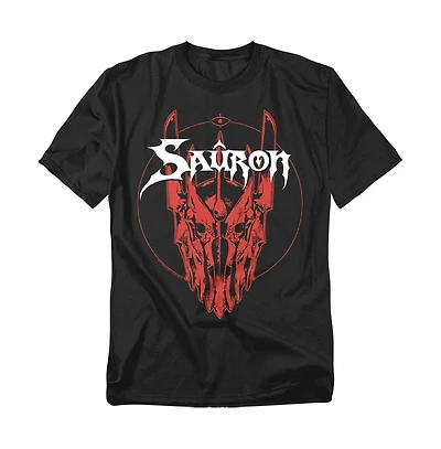 Lord Of The Rings Men's Sauron Helmet Band T-Shirt