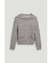 Nocturne Women's Textured Knit Cardigan