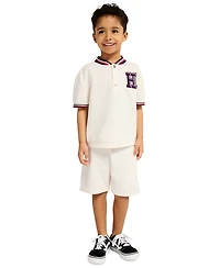 Tommy Hilfiger Boys' 2T-7 Short-Sleeve Polo Shirt and Shorts, 2-Piece Set