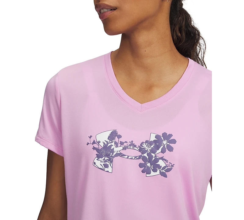 Under Armour Women's V-Neck Short-Sleeve Top