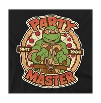 Teenage Mutant Ninja Turtles Men's Mikey Party Master T-Shirt