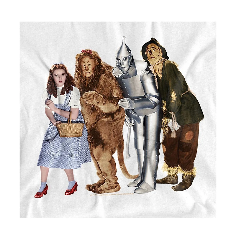 Wizard Of Oz Men's Frightened Foursome T-Shirt