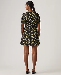 Levi's Women's Rylan V-Neck Mini Crepe Dress