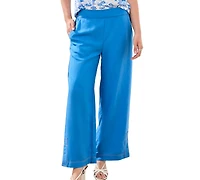 Tribal Women's Lightweight Wide-Leg Pants