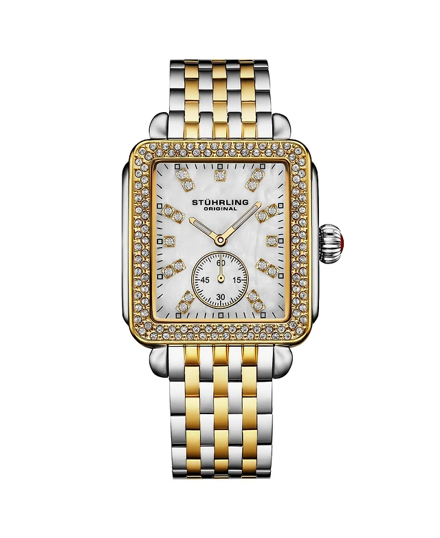 Stuhrling Women s 4090 34mm Crystal-Accented Rectangular  display picture 1