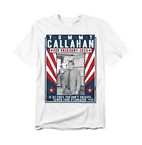 Tommy Boy Men's Callahan For President 2024 Lower Your Standards T-Shirt