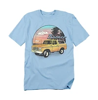 Mustang Men's Ford Bronco At The Beach T-Shirt