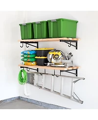 StoreYour Diy Wall Shelf Brackets | Heavy Duty Garage Wall Shelves