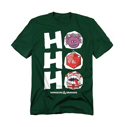 D&D Men's Dungeons Dragons Christmas T-Shirt