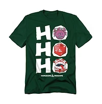 D&D Men's Dungeons Dragons Christmas T-Shirt