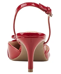 Bandolino Women's Pracen Bow Pointy Toe Slingback Pumps