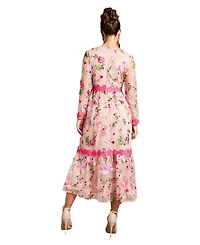 Coast Women's Embroidered Floral Midi Dress