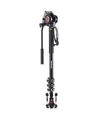 Manfrotto Xpro Monopod+ 4-Section Aluminum Monopod with Fluid Video Head