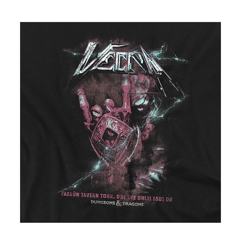 D&D Men's Vecna Lightning Rock Band T-Shirt