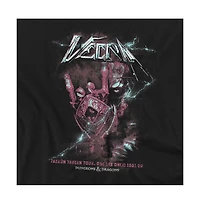 D&D Men's Vecna Lightning Rock Band T-Shirt