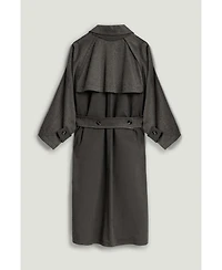 Nocturne Women's Single-Breasted Trench Coat