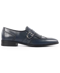Vellapais Men's Monk Strap Tassel Wingtip Dress Shoes