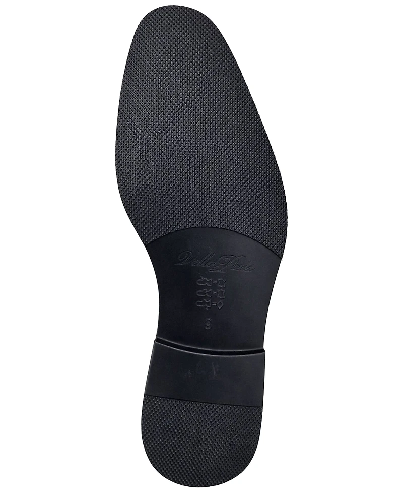 Vellapais Men's Monk Strap Slip-On Dress Shoes