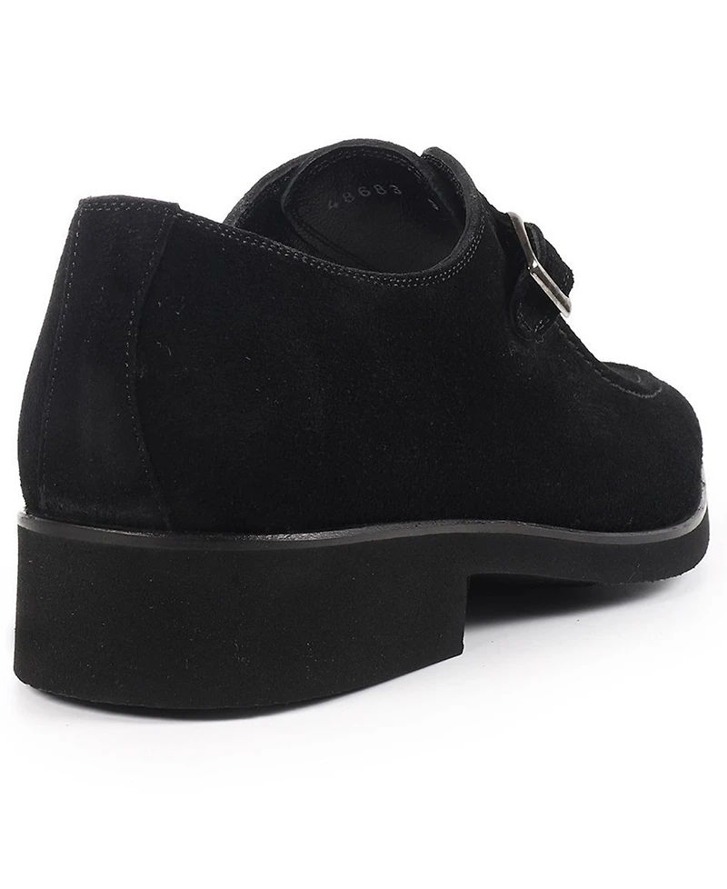 Vellapais Men's Monk Strap Slip-On Dress Shoes