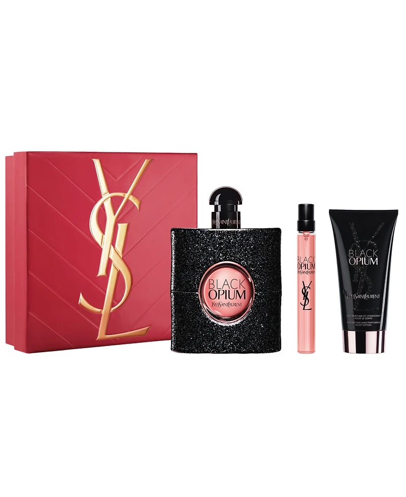 Yves Saint Laurent 3-Pc. Black Opium Eau de Parfum and Body Lotion Gift Set