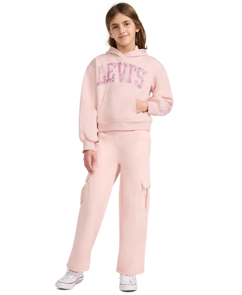 Levi's Big Girls Collegiate Oversized Pullover Hoodie