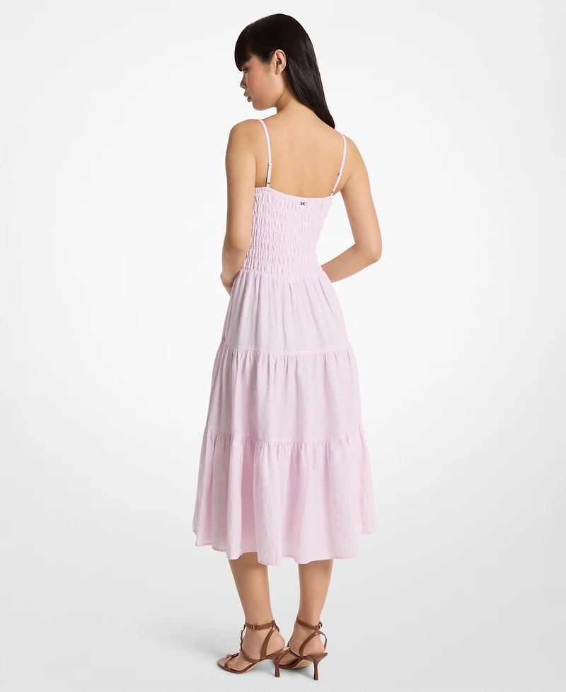 Michael Kors Women's Sleeveless Round Neck A-Line Dress