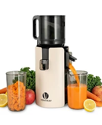 Cold Press Juicer, 4.7" Large Feed Chute Masticating Juicer with Extended Extraction Tech for Fruits & Vegetables