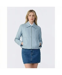 Furniq Uk Women's Leather Jacket