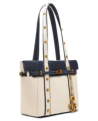 Betsey Johnson Queen of The Green Canvas Large Tote Bag