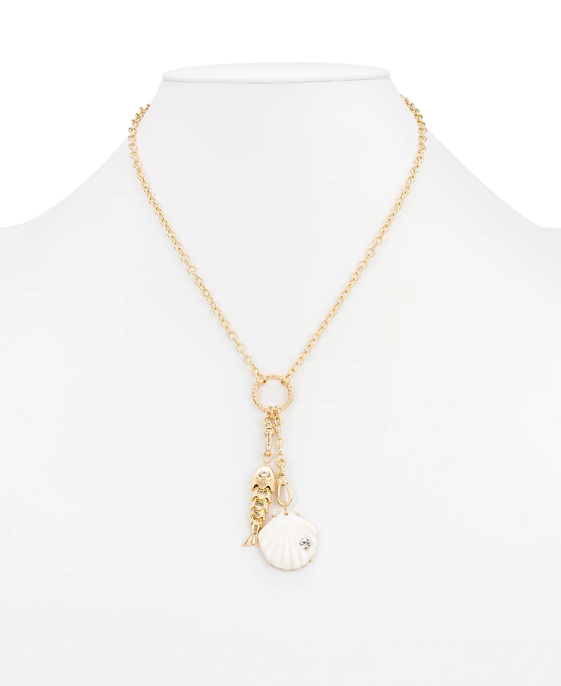 Patricia Nash Gold-Tone Plated Removable Charm Necklace