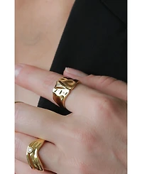 Retro Chic Snowing Ring