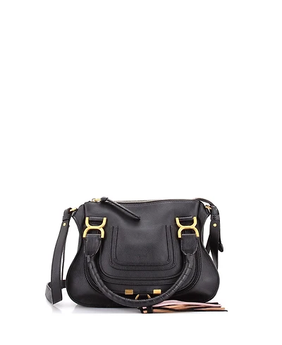 Pre-Owned Chloe Small Marcie Satchel Leather