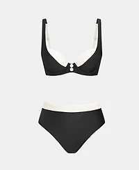 Cupshe Women's V-Neck Adjustable Straps Bikini Set