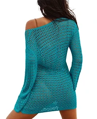 Cupshe Women's Perfect Tan Lines Cover-Up Mini Beach Dress