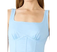 Steve Madden Juniors' Square Neck Short Dress