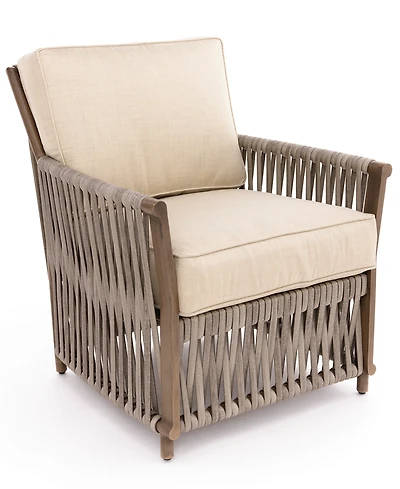 Agio Vera 33" Aluminum Outdoor Club Chair, Created for Macy's