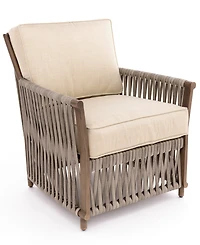 Agio Vera 33" Aluminum Outdoor Club Chair, Created for Macy's