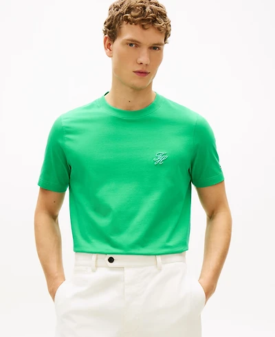 Tommy Hilfiger Men's Script Monogram Crewneck T-Shirt