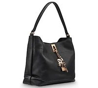Karl Lagerfeld Paris Gisele Hobo Magnetic Shoulder Bag