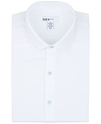 Bar Iii Men's Sateen Solid Contrast Buttons Dress Shirt, Macy's Exclusive