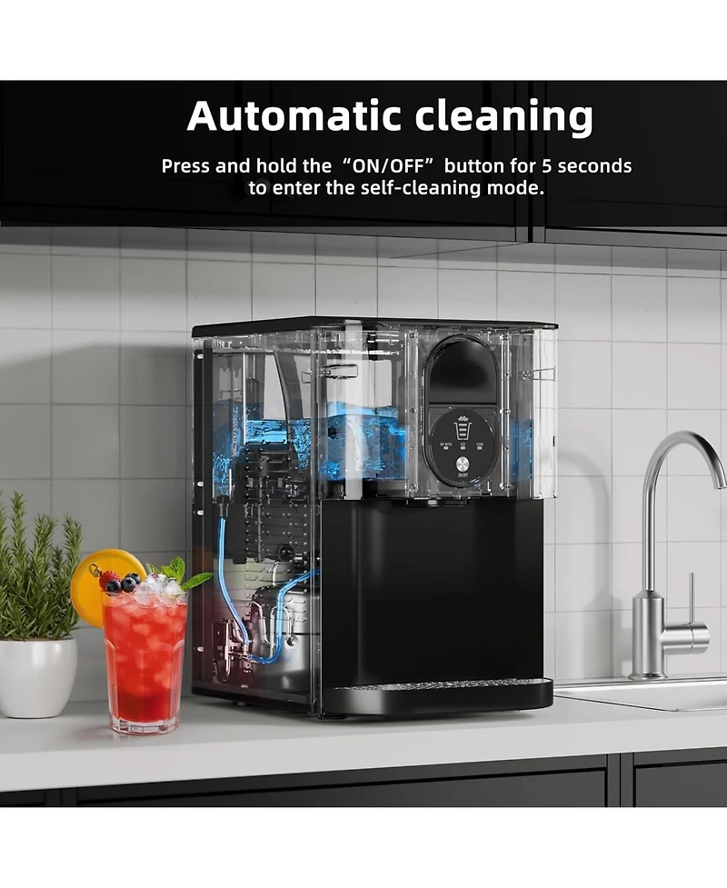 Cowsar Portable Nugget Ice Maker, 44 lbs/Day