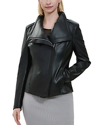kimi + kai Women's Faux Leather Moto Jacket