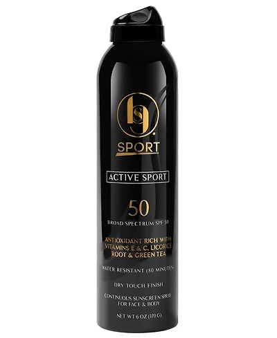 Black Girl Sunscreen Active Sport Spray Spf 50, 6 oz.