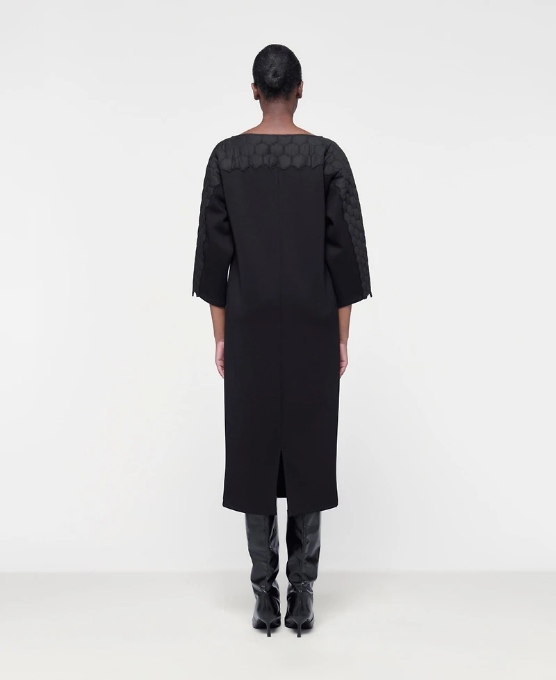 Leem Women's Quilted Embroidered Dress