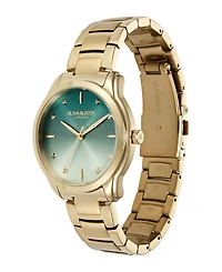 Olivia Burton Women's Colourwave Gold Tone Stainless Steel Bracelet Watch, 36mm