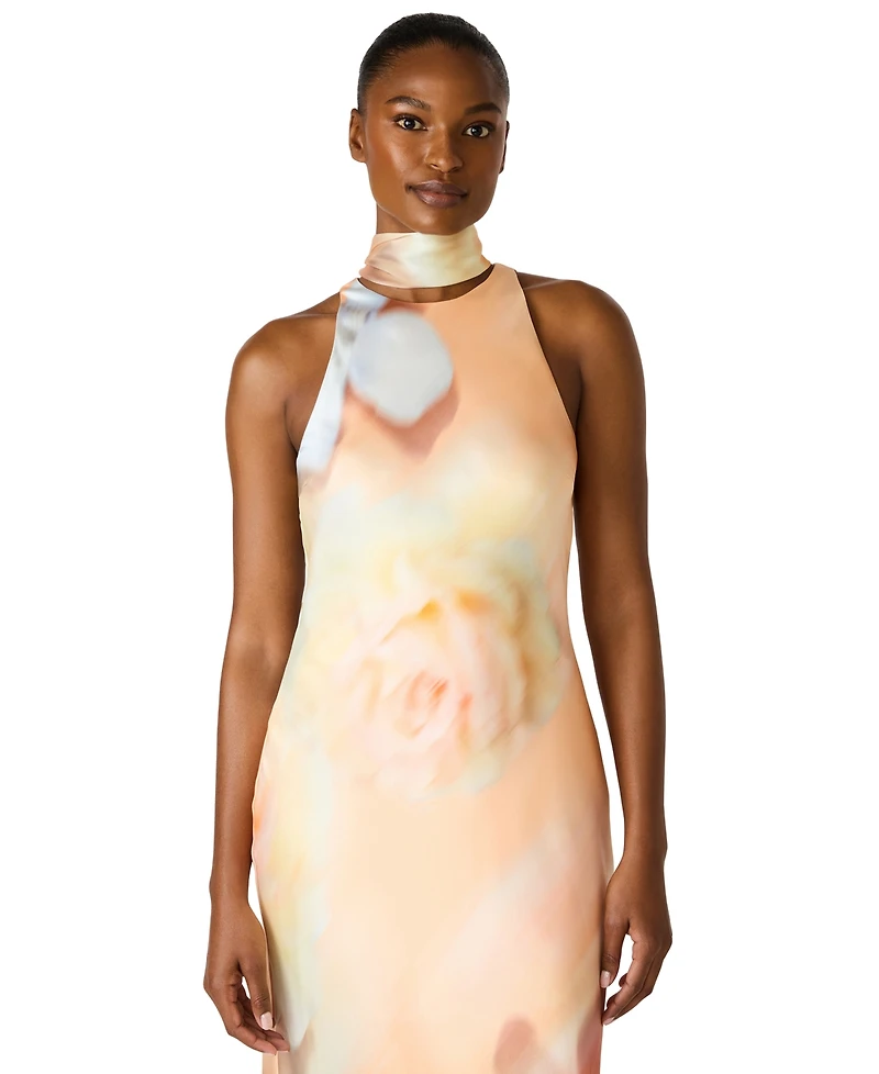 Steve Madden Juniors' Jaidan Halter Neck Maxi Dress