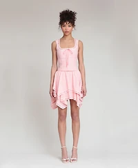 Avec Les Filles Women's Square Neck Dress