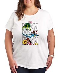 Hybrid Apparel Plus Marvel Mom Short-Sleeve Graphic T-Shirt
