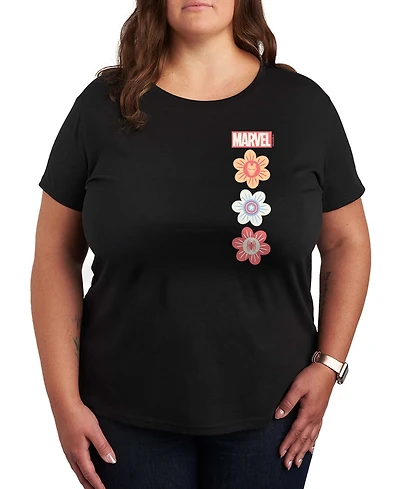 Hybrid Apparel Plus Marvel Pastel Spring Short-Sleeve Graphic T-Shirt