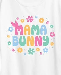 Hybrid Apparel Plus Instant Message Bunny Mama Short-Sleeve Graphic T-Shirt